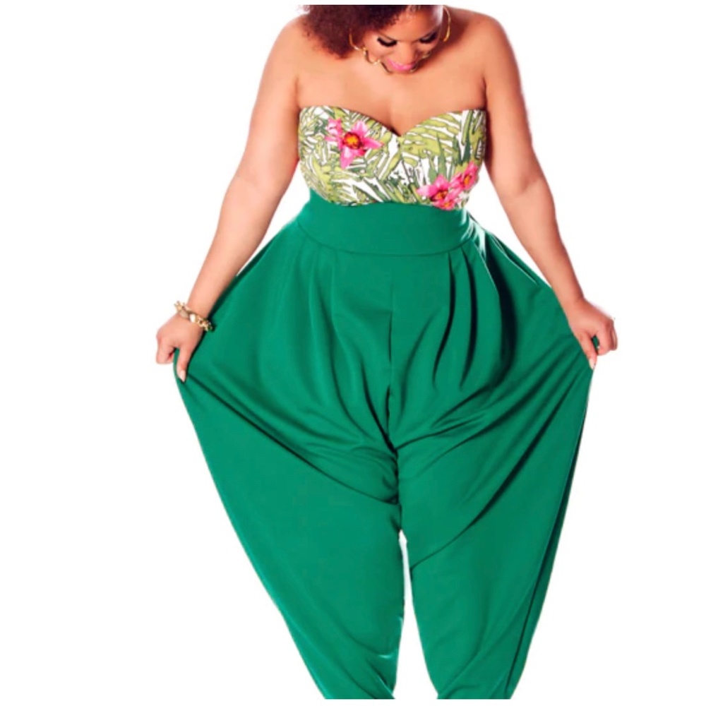 JIBRI green slouch pants